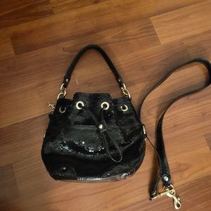 Coach and Poppy sequin bucket bag